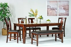 Mor Furniture Dining Benches|Napa Dining Bench In Brown
