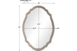 Mor Furniture Accent Mirrors|Natural Accent Mirror In Brown
