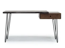 Mor Furniture Desks|Natures Edge Office Desk In Chestnut