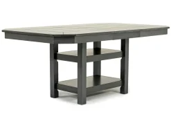 Mor Furniture Seating For 6|Dining Room Sets|New Haven Adjustable Extendable Dining Table & 6 Chairs In Gray