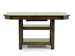 Mor Furniture Dining Tables|New Haven Adjustable Height Extendable Dining Table In Brown