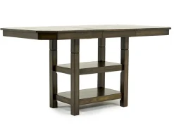 Mor Furniture Dining Tables|New Haven Adjustable Height Extendable Dining Table In Brown