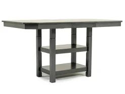 Mor Furniture Seating For 6|Counter Height Dining Sets|New Haven Counter Height Adjustable Extendable Dining Table & 6 Stools In Brown