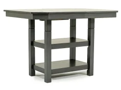 Mor Furniture Seating For 4|Counter Height Dining Sets|New Haven Counter Height Adjustable Extendable Dining Table & 4 Stools In Gray