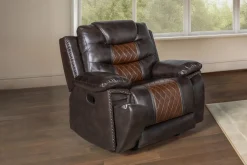 Mor Furniture Recliners|Nikko Gliding Recliner In Brown