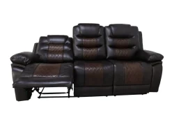 Mor Furniture Reclining Sofas|Sofas|Nikko Reclining Sofa In Brown