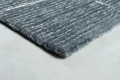 Mor Furniture Shop All Rugs|Nube Glow Rug In Ash Blue, 5’ X 7’