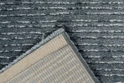 Mor Furniture Shop All Rugs|Nube Glow Rug In Ash Blue, 5’ X 7’