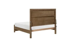 Mor Furniture Beds|Oaklyn Panel Bed In Brown, Queen