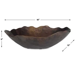 Mor Furniture Trays & Boxes|Obscura Bowl In Bronze