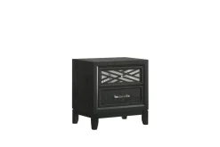 Mor Furniture Bedroom Sets|Obsidian Panel Bed, Dresser, Mirror & Nightstand In , Queen Black