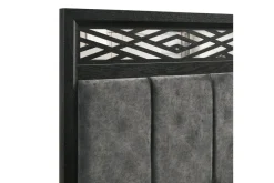 Mor Furniture Beds|Obsidian Panel Bed In , Queen Black