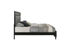 Mor Furniture Beds|Obsidian Panel Bed In , Queen Black