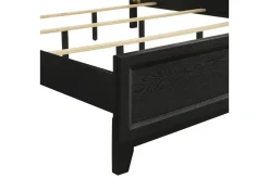 Mor Furniture Beds|Obsidian Panel Bed In , Queen Black