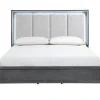 Mor Furniture Beds|Odessa Panel Bed In Charcoal, Queen