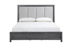 Mor Furniture Beds|Odessa Panel Bed In Charcoal, Queen