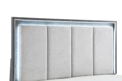 Mor Furniture Beds|Odessa Panel Bed In Charcoal, Queen