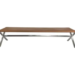 Mor Furniture Dining Benches|One Director'S Leather Bench In Warm Cognac