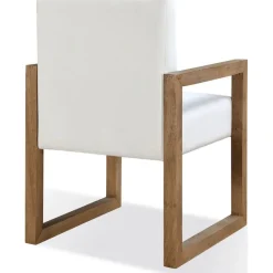 Mor Furniture Dining Chairs|One Upholstered Arm Chair In Bisque, Set Of 2