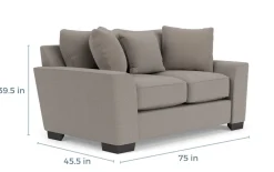 Mor Furniture Living Room Sets|Oracle Large Sofa & Loveseat, Down - Custom Order