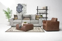 Mor Furniture Sleeper Sofas|Sofas|Oracle Queen Sleeper Sofa In , Down Envy Ebony