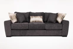 Mor Furniture Sleeper Sofas|Sofas|Oracle Queen Sleeper Sofa W/ Mattress In , Down Envy Ebony
