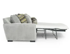 Mor Furniture Sleeper Sofas|Sofas|Oracle Queen Sleeper Sofa W/ Mattress In , Down Envy Ebony