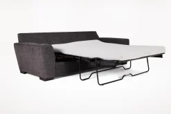 Mor Furniture Sleeper Sofas|Sofas|Oracle Queen Sleeper Sofa W/ Mattress In , Down Envy Ebony