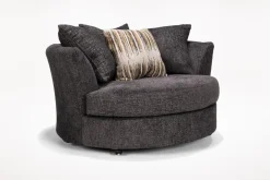 Mor Furniture Chairs|Oracle Swivel Chair In Envy Bark
