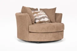 Mor Furniture Chairs|Oracle Swivel Chair In Envy Bark