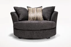 Mor Furniture Chairs|Oracle Swivel Chair In Envy Bark