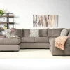 Mor Furniture Sectionals|Oracle Tux Loveseat Chaise Sectional, Left Facing, Down - Custom Order