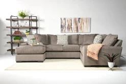 Mor Furniture Sectionals|Oracle Tux Loveseat Chaise Sectional, Left Facing, Down - Custom Order