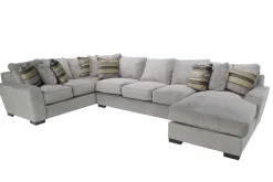 Mor Furniture Sectionals|Oracle Tux Sofa Chaise Sectional In Envy Ebony, Left Facing, Down