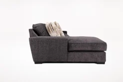 Mor Furniture Sofas|Oracle Xl Sofa Chaise In , Left Facing, Down Envy Ebony