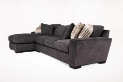Mor Furniture Sofas|Oracle Xl Sofa Chaise In , Left Facing, Down Envy Ebony