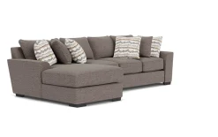Mor Furniture Sofas|Oracle Xl Sofa Chaise In , Left Facing, Down Envy Ebony