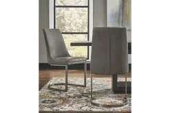 Mor Furniture Dining Chairs|Oxford Arm Chair In Basalt Gray, Set Of 2