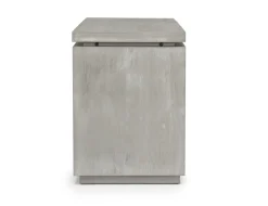 Mor Furniture Desks|Oxford Office Desk W/ File Cabient In Mineral