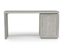 Mor Furniture Desks|Oxford Office Desk W/ File Cabient In Mineral