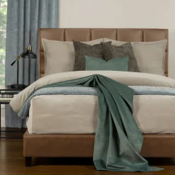 Mor Furniture Duvets & Coverlets|Duvets & Coverlets|Padma Duvet Set In Harbor Gray, 5 Piece, Queen