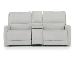 Mor Furniture Reclining Loveseats|Loveseats|Palencia 3 Power Console Loveseat In Trento Charcoal