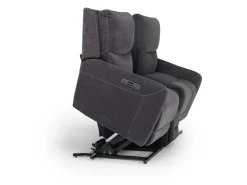 Mor Furniture Reclining Loveseats|Loveseats|Palencia 3 Power Console Loveseat In Trento Charcoal