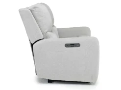 Mor Furniture Reclining Loveseats|Reclining Sofas|Palencia 3 Power Loveseat In Trento Charcoal