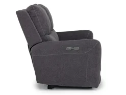 Mor Furniture Reclining Loveseats|Reclining Sofas|Palencia 3 Power Loveseat In Trento Charcoal