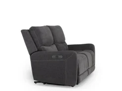 Mor Furniture Reclining Loveseats|Reclining Sofas|Palencia 3 Power Loveseat In Trento Charcoal