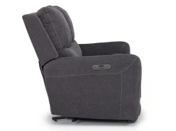 Mor Furniture Reclining Loveseats|Reclining Sofas|Palencia 3 Power Loveseat In Trento Charcoal