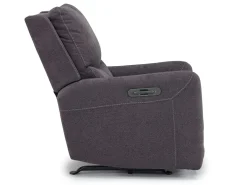 Mor Furniture Recliners|Palencia 3 Power Rocker Recliner In Trento Charcoal