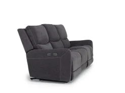 Mor Furniture Living Room Sets|Palencia 3 Power Sofa & Loveseat In Trento Charcoal