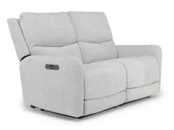 Mor Furniture Living Room Sets|Palencia 3 Power Sofa & Loveseat In Trento Charcoal